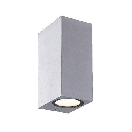 Eurofase Dale Contemporary LED Wall Sconce, 2-Light, 870 Lumens, Frost/Marine Grey 28290-018